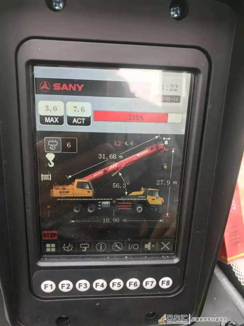 新款25t吊车充当50t，没想到竟干了75吨的活！