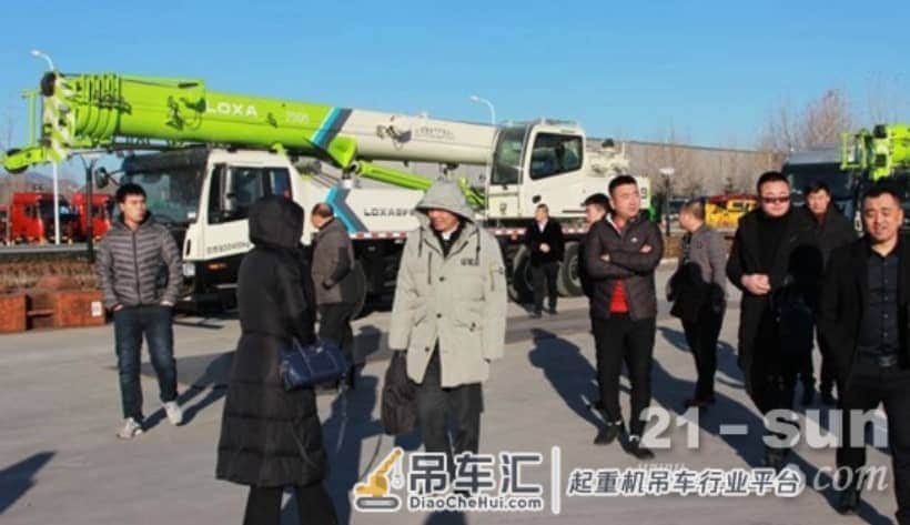 吉林省起重机行业标杆客户参观雷萨重机