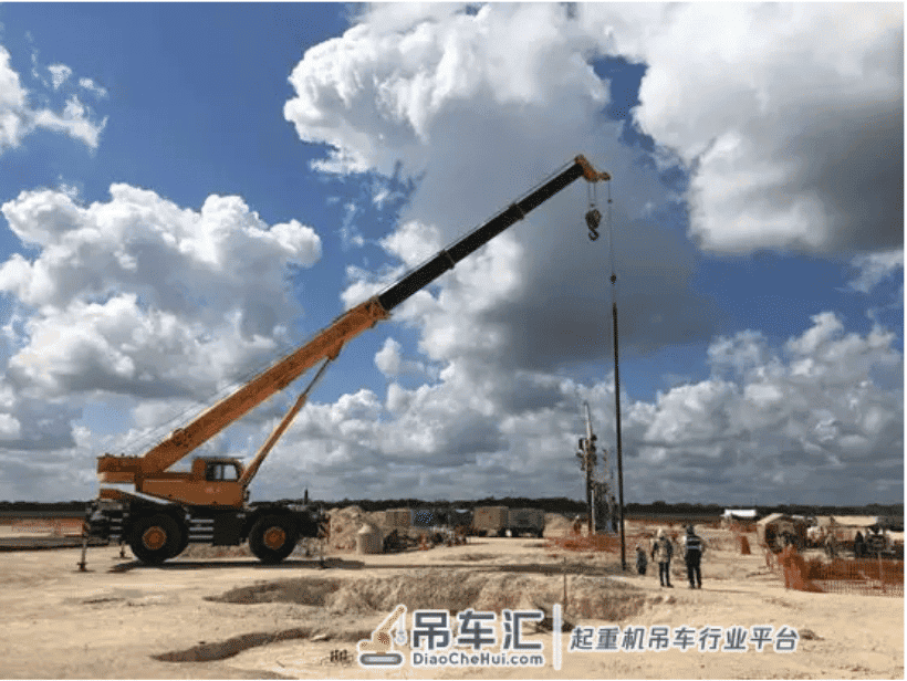 徐工高端越野轮胎吊为世界顶级啤酒厂建造第九大生产基地