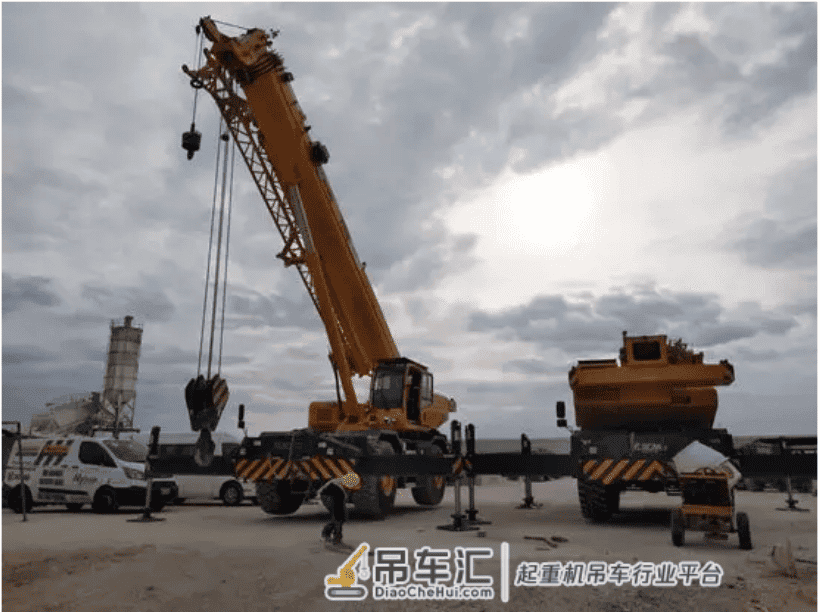 徐工高端越野轮胎吊为世界顶级啤酒厂建造第九大生产基地