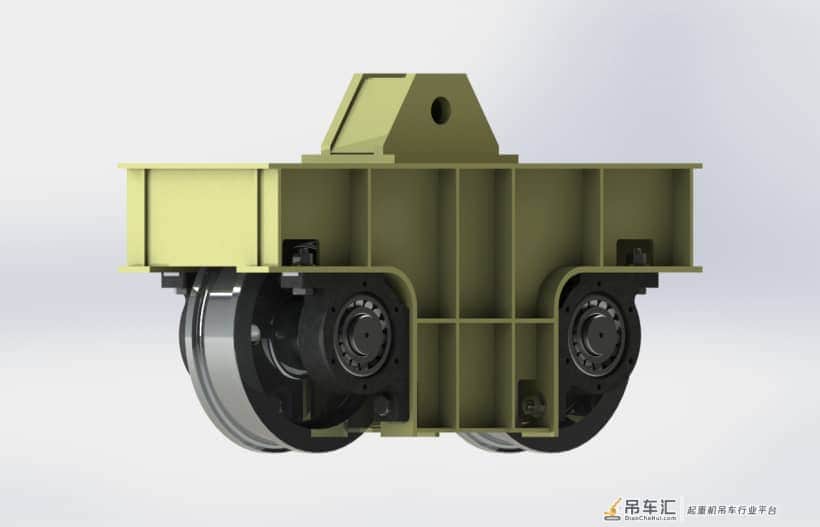 双梁起重机3D模型图纸 Solidworks设计