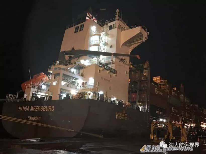 且行且珍惜！基隆港桥式起重机倒塌 货柜散落掉满地