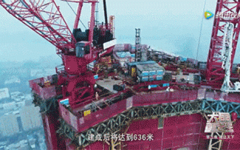 中国首创世界最大4000t空中造楼机，其灵感竟来源于塔吊爬升！