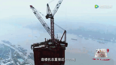 中国首创世界最大4000t空中造楼机,其灵感竟来源于塔吊爬升!
