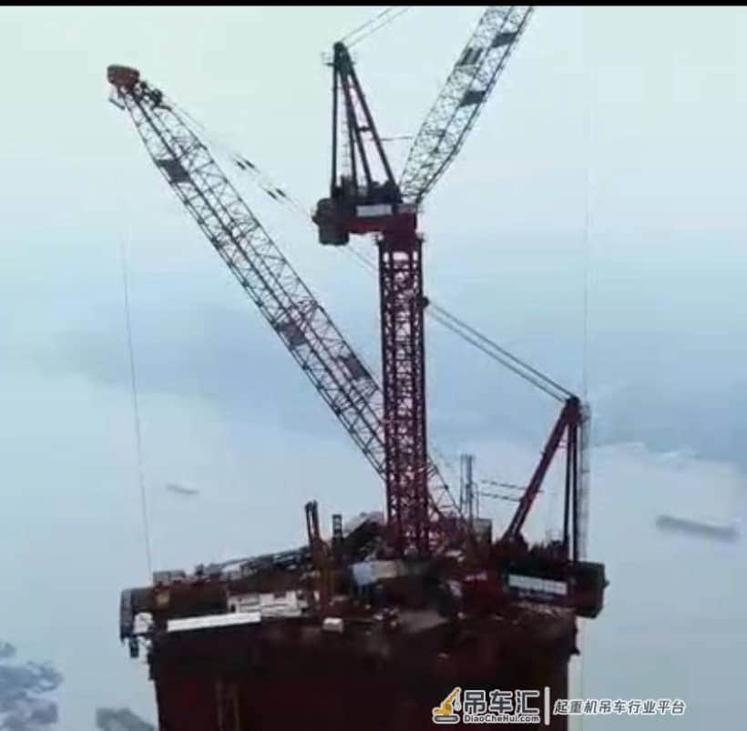中国首创世界最大4000t空中造楼机,其灵感竟来源于塔吊爬升!