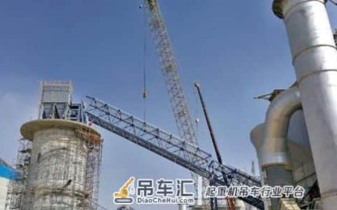 中联重科QUY350履带起重机助力建设埃及GOE项目