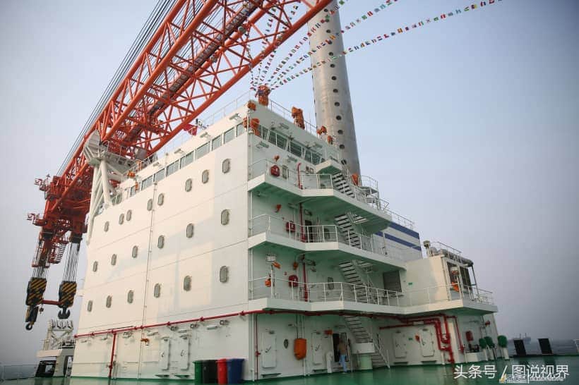 国内起重量最大的风电施工平台今天交付