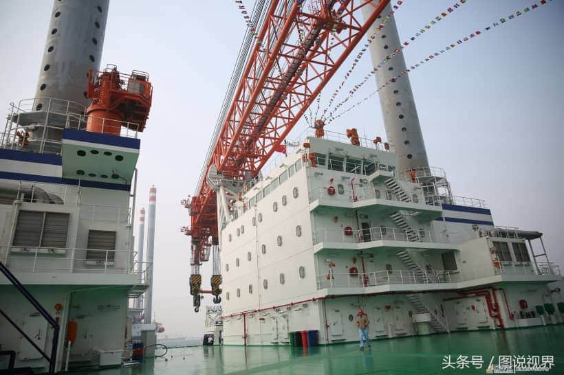 国内起重量最大的风电施工平台今天交付