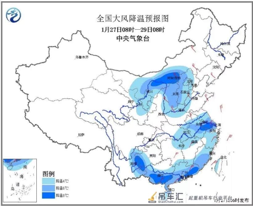 天寒地冻,如果你遇见吊车司机,请给他们一杯热水、一个微笑