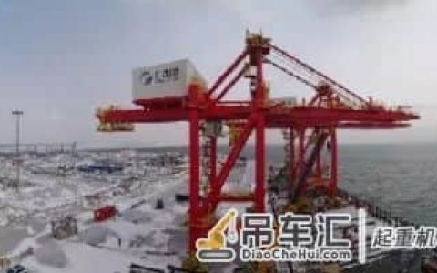 2台集装箱起重机抵达广利港，4月投入使用