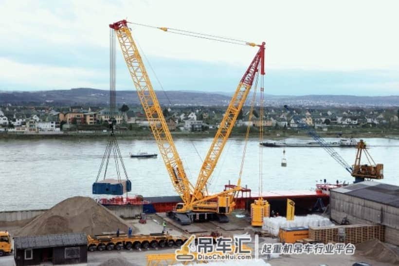 利勃海尔LR1600履带式起重机模型 –(1)开箱