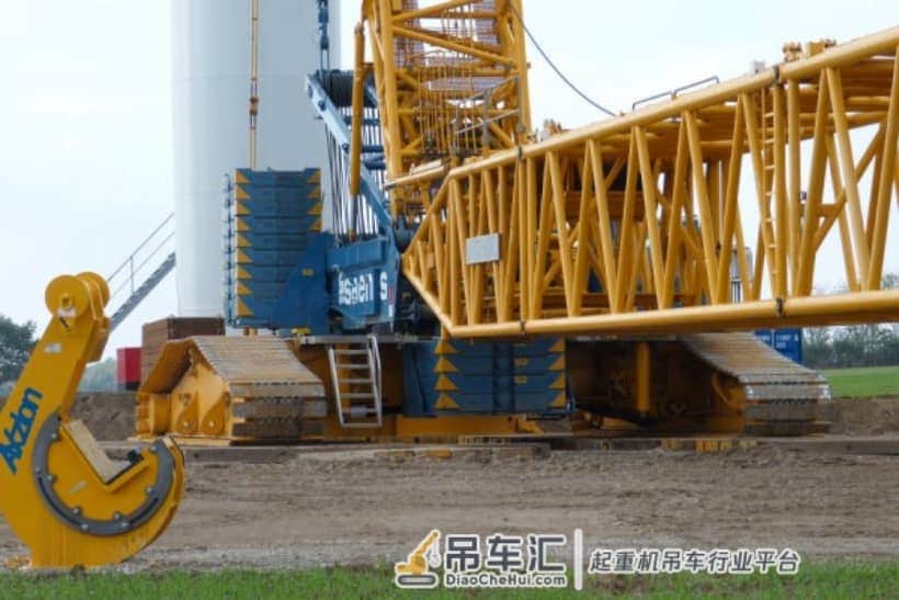 利勃海尔LR1600履带式起重机模型 –(1)开箱