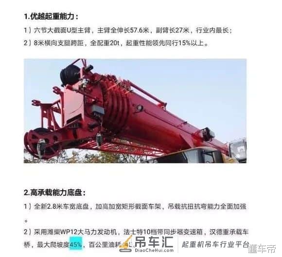 更多细节,80吨霸主STC800T6实拍!