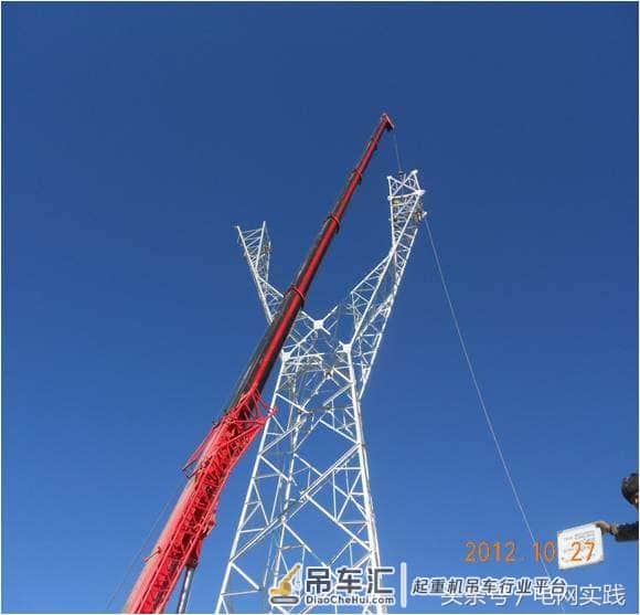厉害了:利用多种吨位吊车组合立塔施工,实现流水作业