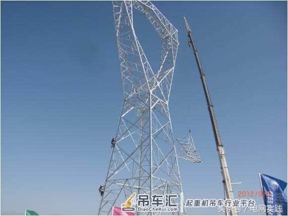 厉害了:利用多种吨位吊车组合立塔施工,实现流水作业