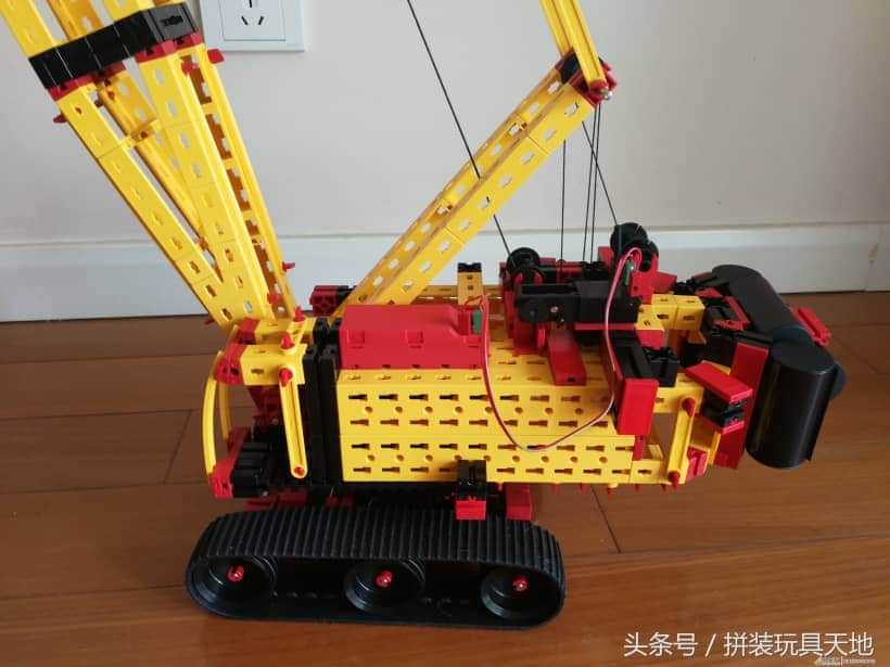 慧鱼fischertechnik超级起重机系列——履带式起重机模型