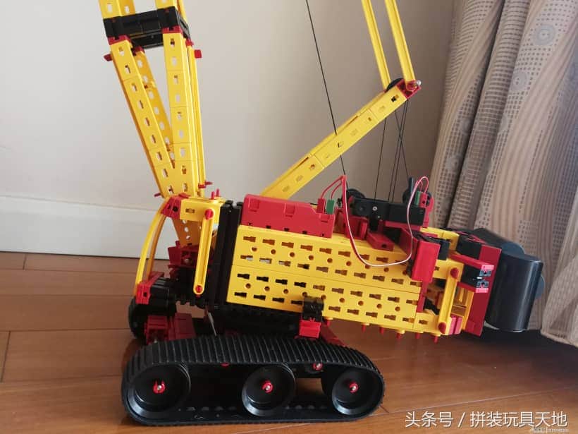 慧鱼fischertechnik超级起重机系列——履带式起重机模型