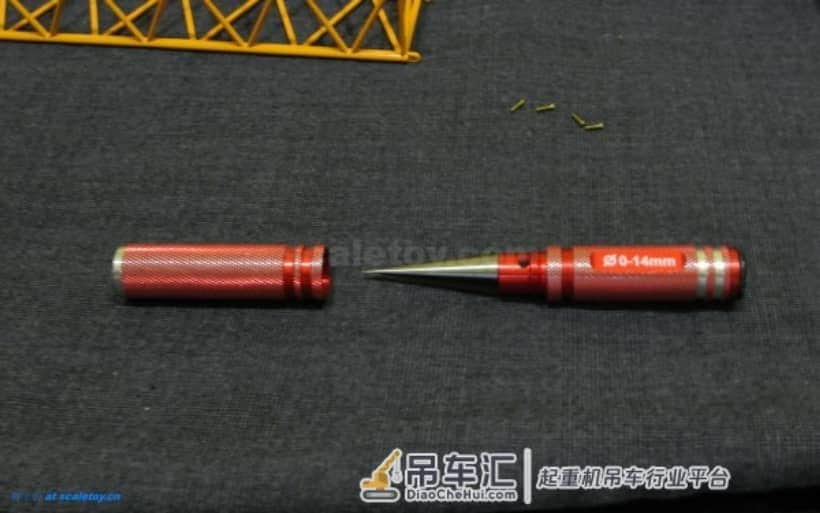 利勃海尔LR1600履带式起重机模型 –(5)吊臂完成