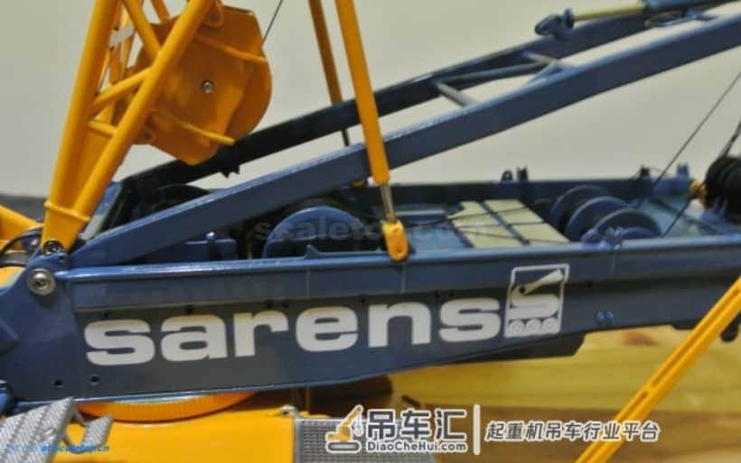 利勃海尔LR1600履带式起重机模型 –(5)吊臂完成