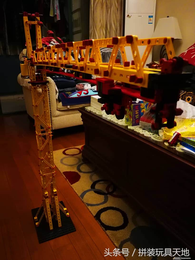 慧鱼fischertechnik超级起重机系列——建筑工地起重机模型—大吊车