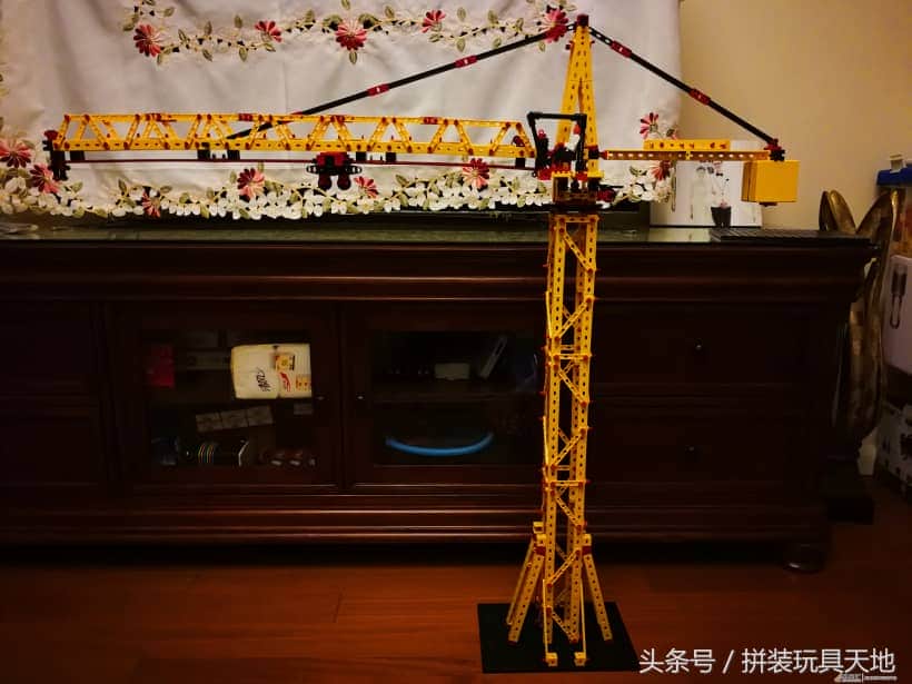 慧鱼fischertechnik超级起重机系列——建筑工地起重机模型—大吊车