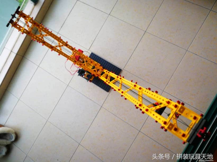慧鱼fischertechnik拼装模型超级起重机系列——桅杆式起重机