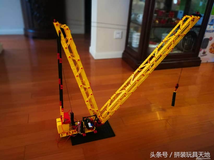 慧鱼fischertechnik拼装模型超级起重机系列——桅杆式起重机