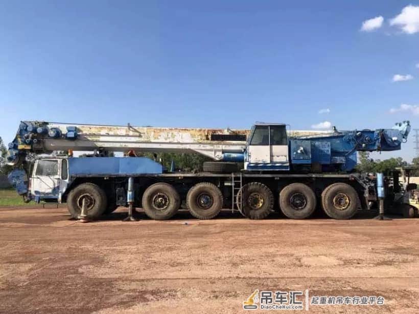 27年历史的进口百吨级吊车,这质量也太好了吧?