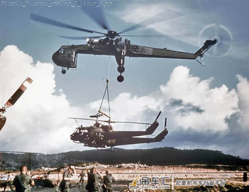 运直升机的直升机——CH-54 Sky crane——空中起重机