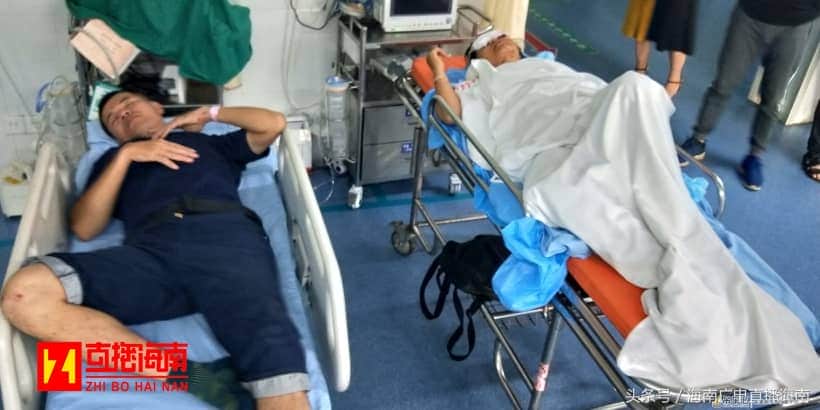 海口一公交车与吊车相撞,一乘客不幸当场身亡,另有8人送医!
