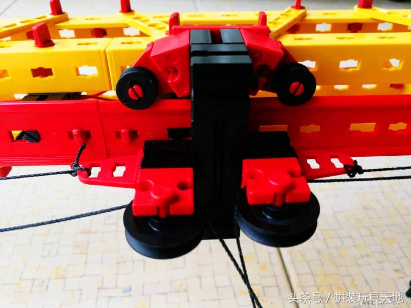 慧鱼fischertechnik拼装模型超级起重机系列——龙门吊起重机模型