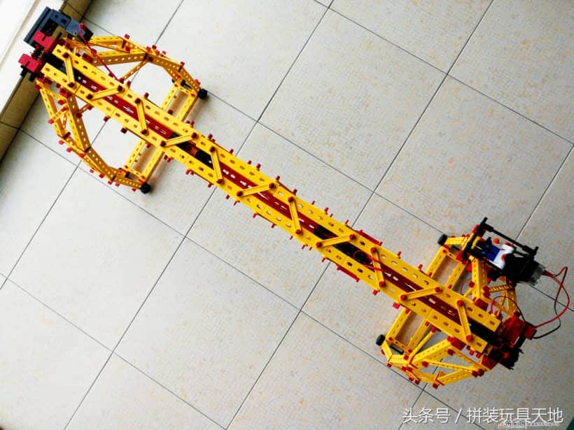 慧鱼fischertechnik拼装模型超级起重机系列——龙门吊起重机模型