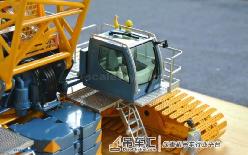 利勃海尔LR1600履带式起重机模型 –(6)吊钩,开工!