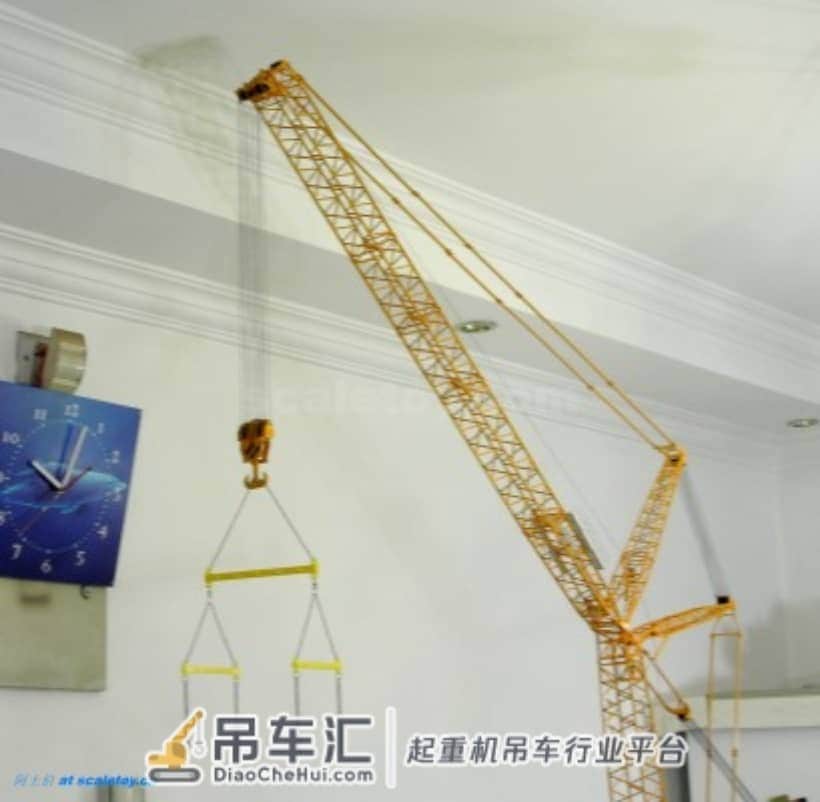 利勃海尔LR1600履带式起重机模型 –(6)吊钩,开工!