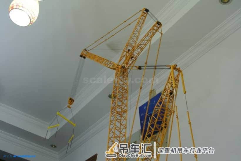 利勃海尔LR1600履带式起重机模型 –(6)吊钩,开工!