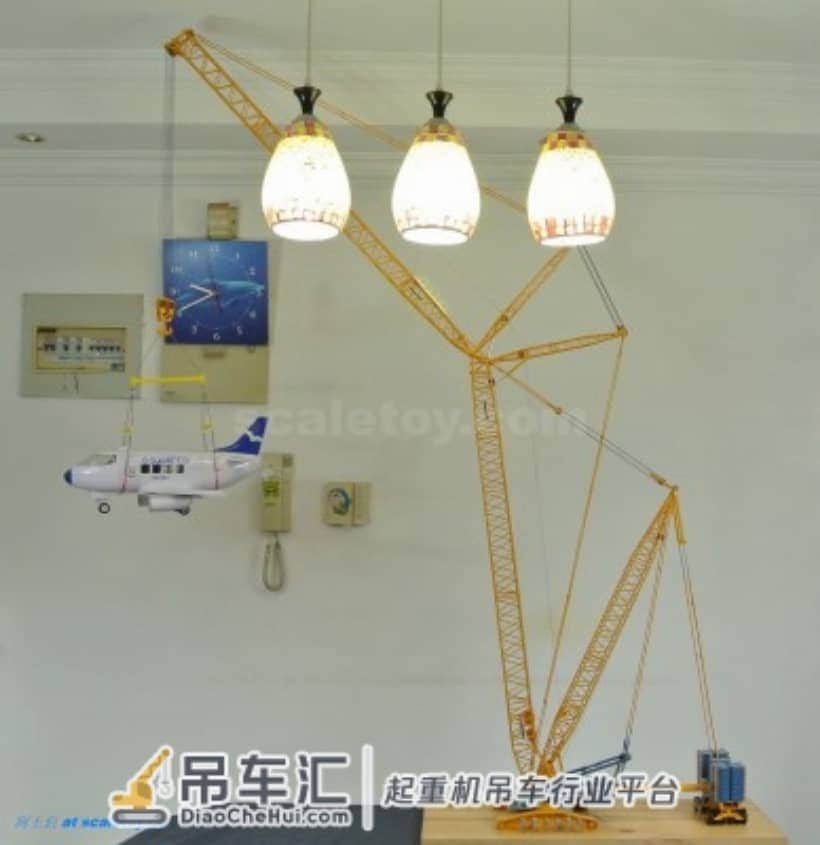 利勃海尔LR1600履带式起重机模型 –(6)吊钩,开工!