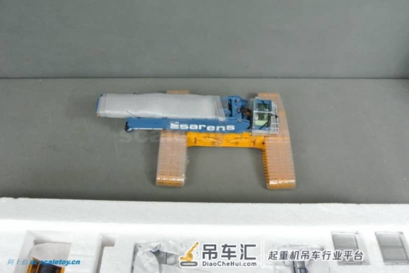 利勃海尔LR1600履带式起重机模型 –(2)主车穿线