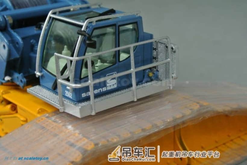 利勃海尔LR1600履带式起重机模型 –(2)主车穿线