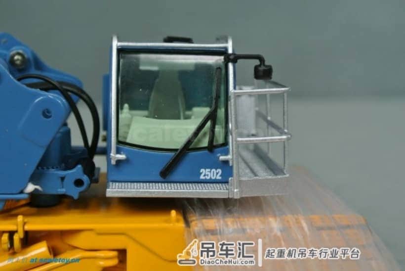 利勃海尔LR1600履带式起重机模型 –(2)主车穿线