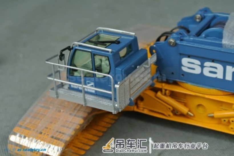 利勃海尔LR1600履带式起重机模型 –(2)主车穿线