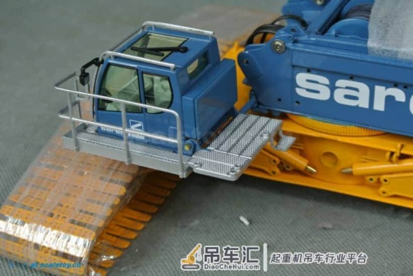 利勃海尔LR1600履带式起重机模型 –(2)主车穿线