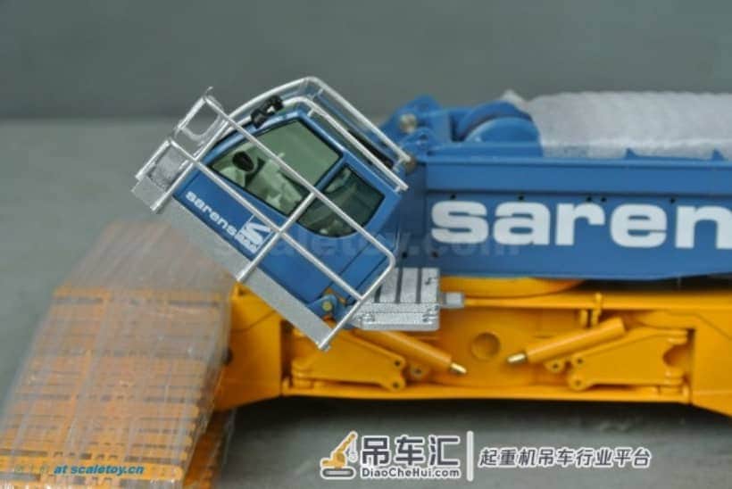 利勃海尔LR1600履带式起重机模型 –(2)主车穿线
