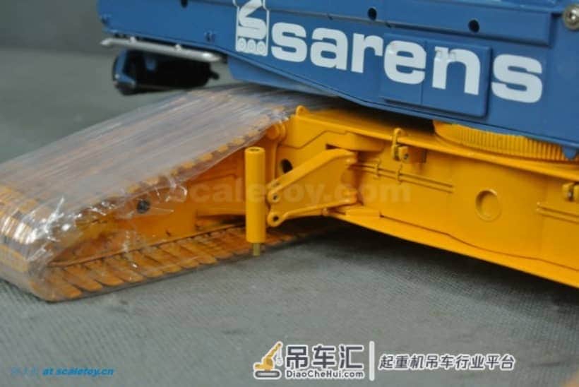 利勃海尔LR1600履带式起重机模型 –(2)主车穿线