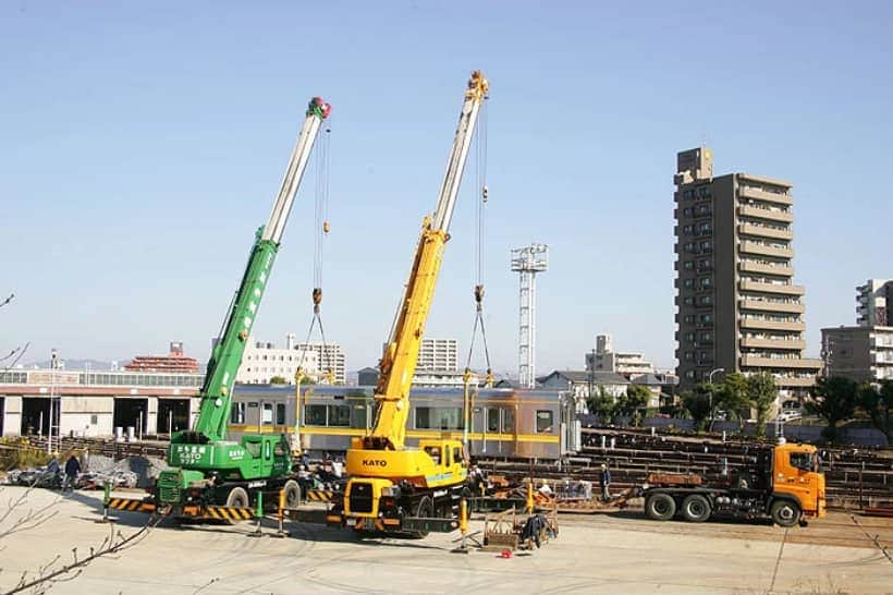日本起重机图赏:当工程机械邂逅动漫王国……