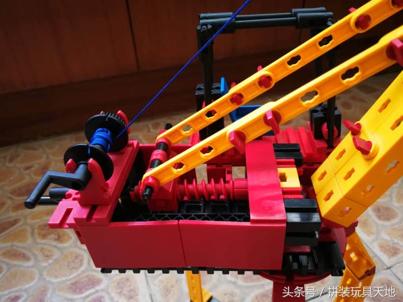 德国乐高fischertechnik慧鱼万能系列之港口起重机模型