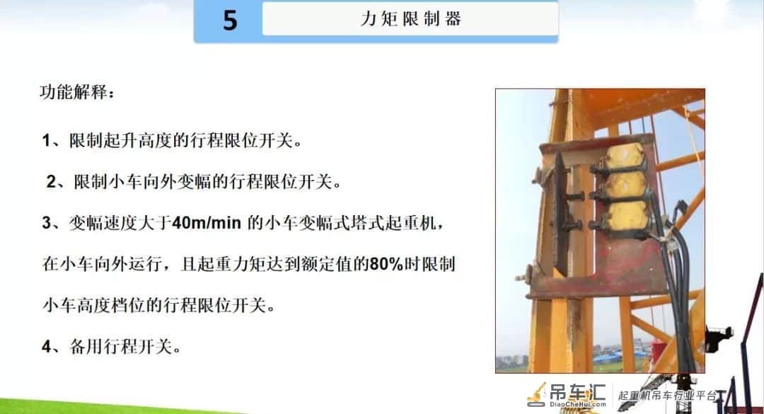塔式起重机安全装置简介培训PPT