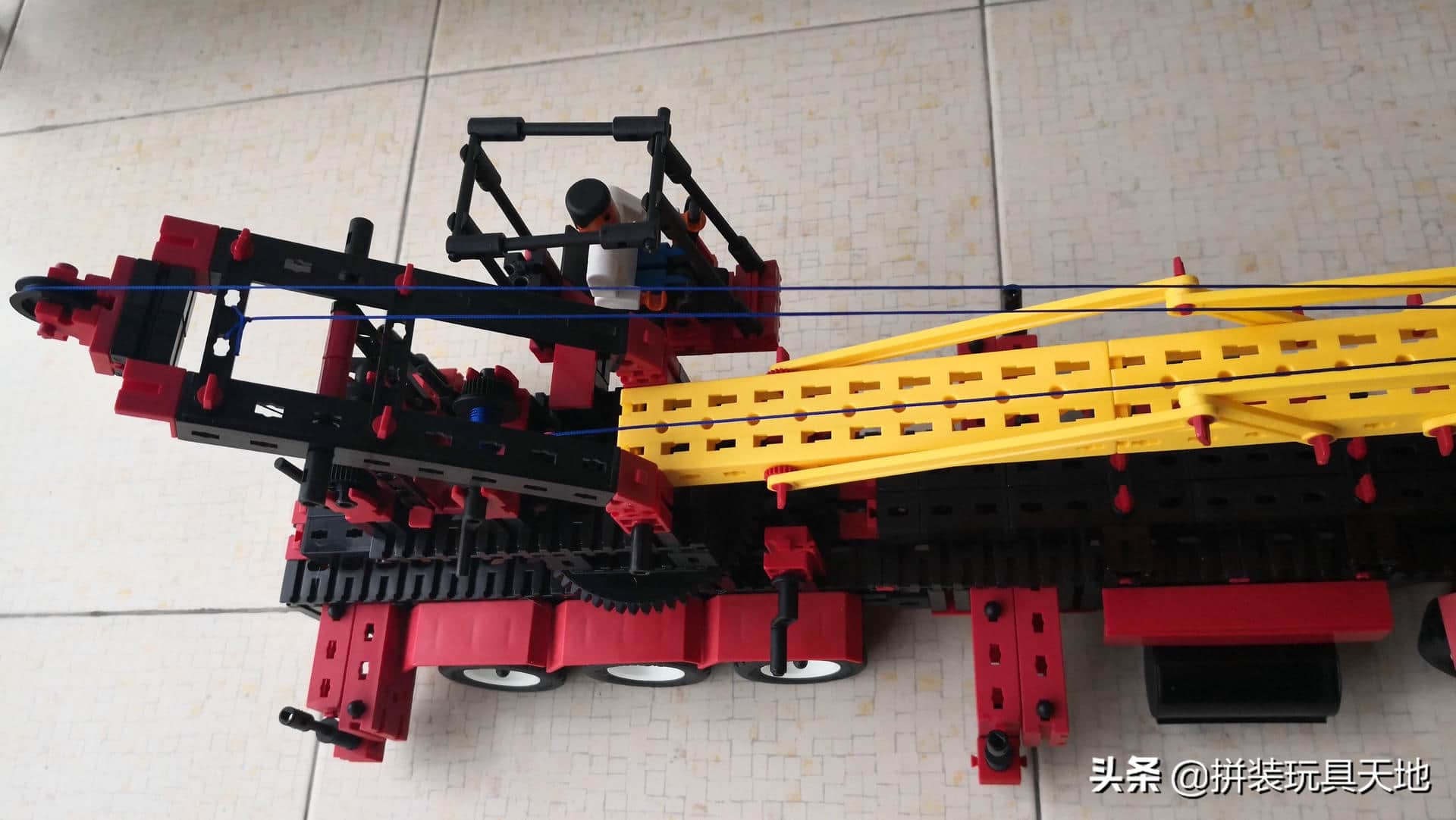 德国乐高fischertechnik慧鱼超级卡车之汽车起重机
