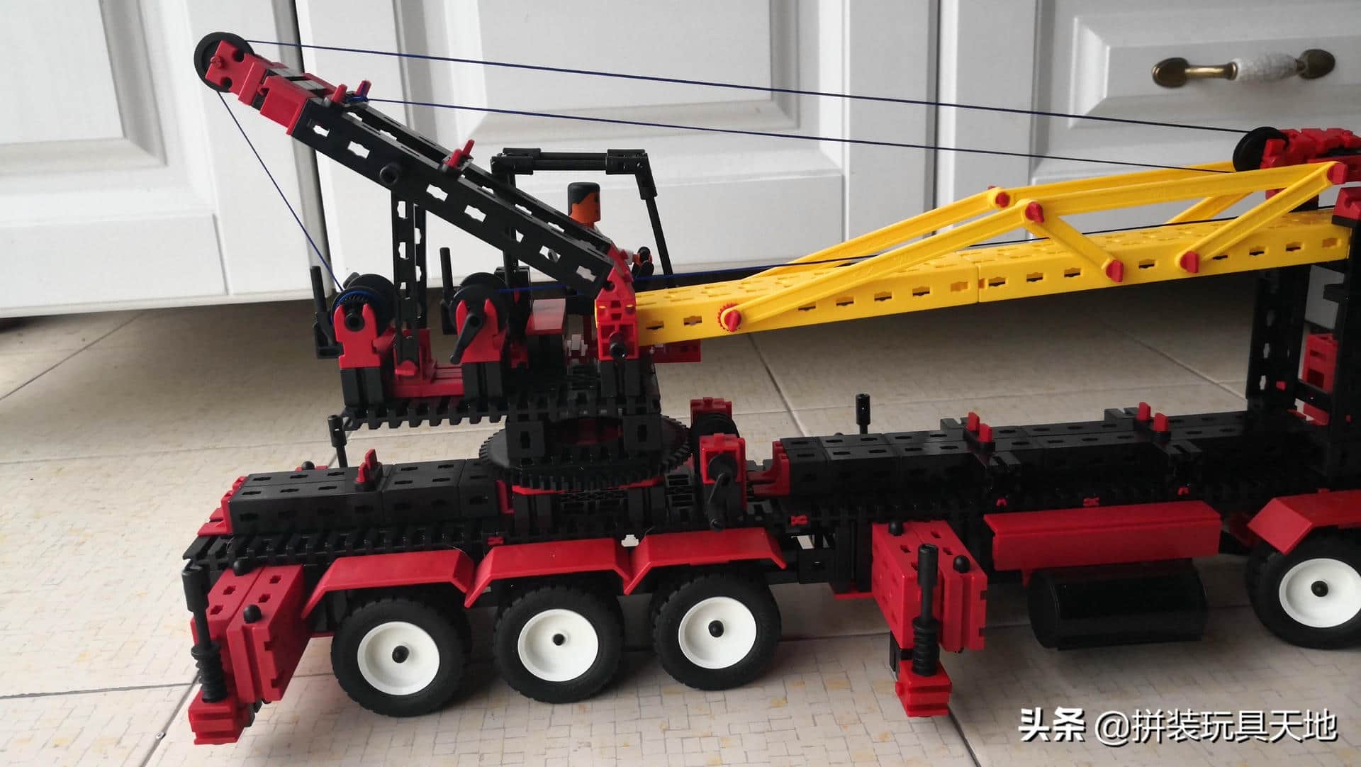 德国乐高fischertechnik慧鱼超级卡车之汽车起重机