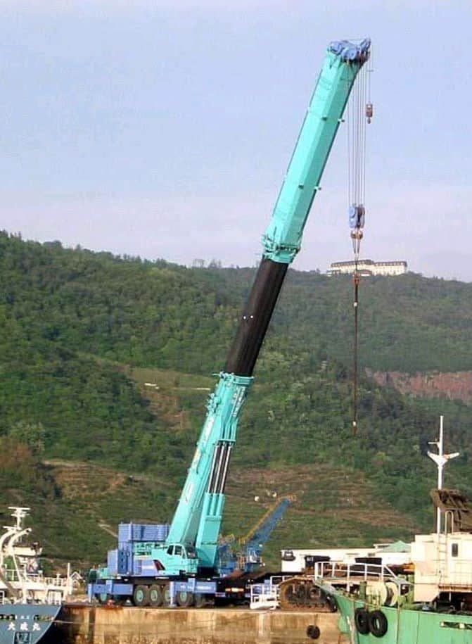 世界首款6轴起重机 日本加藤KATO NK-5000起重机