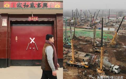 仅隔一个多月，空旷工地上现“吊车林立”，建设现场震撼